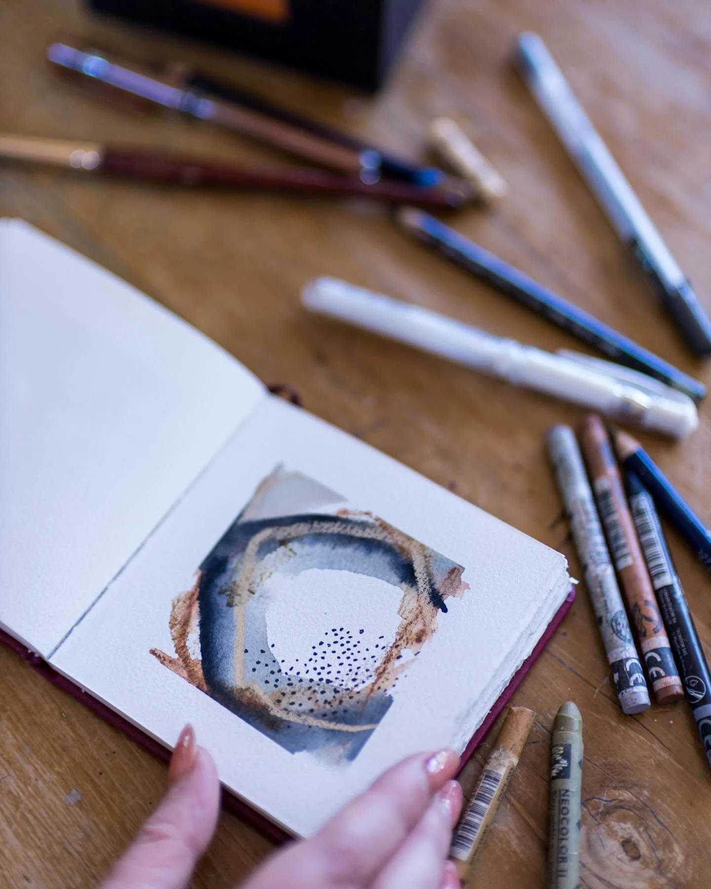 There&rsquo;s still a place in my socials for beautiful photographs. These are recent shots from my little abstract sketchbook.
⠀⠀⠀⠀⠀⠀⠀⠀⠀
Some of you may have noticed that I&rsquo;m back sharing more regularly on social media, and that I&rsquo;m usin