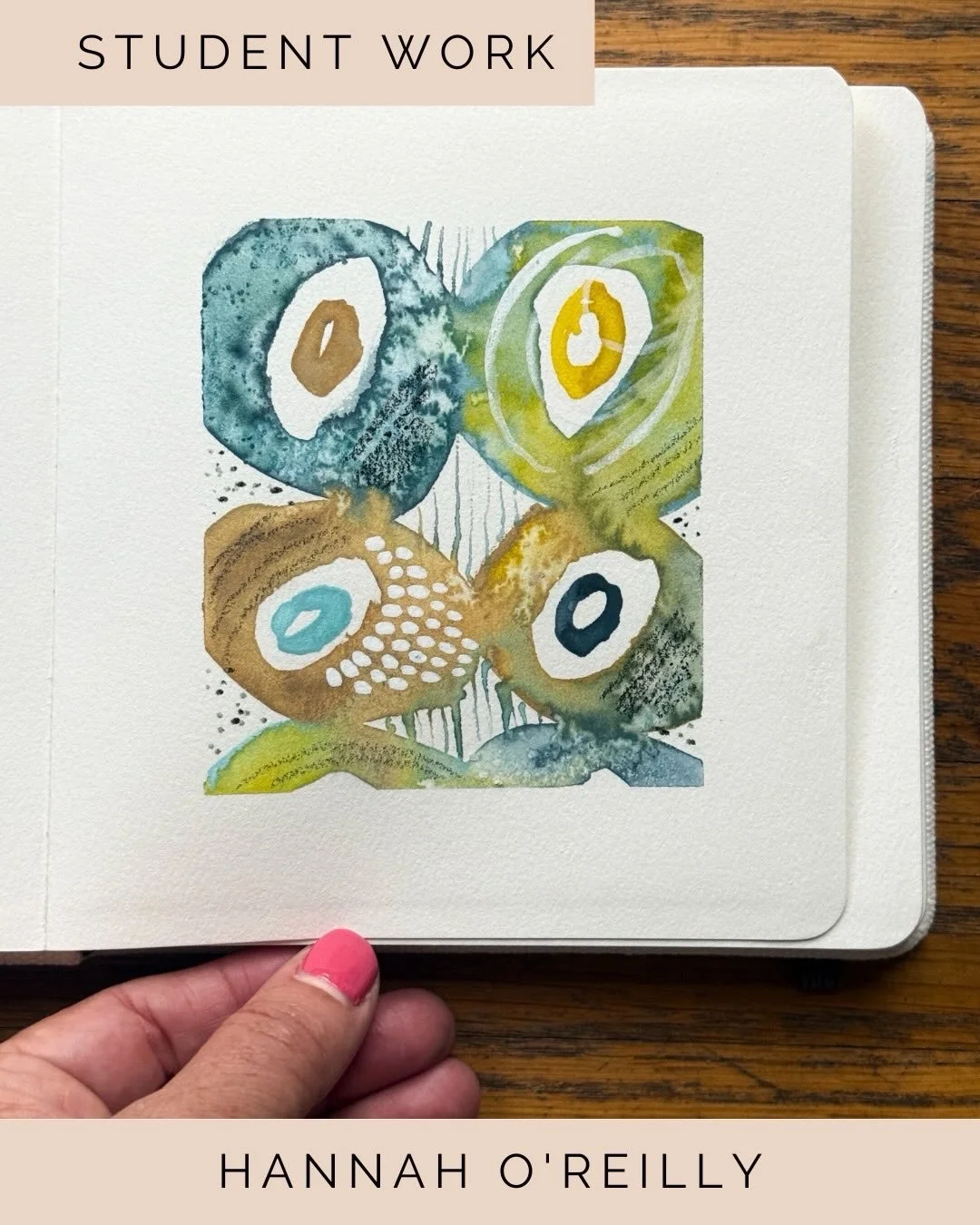 Student Work 😍👏 from my Marks &amp; Rhythm course. This is always one of my favourite posts to make. I love sharing what students have been up to and showing what is possible when we say yes to making art and exploring our creativity. Artists with 