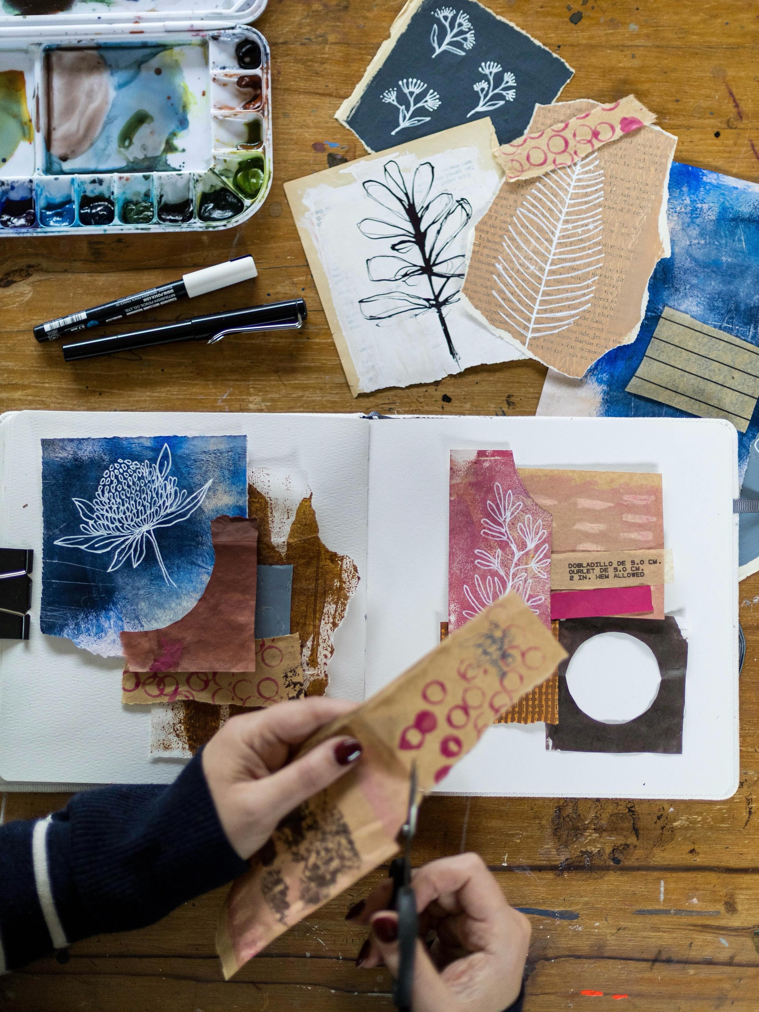 Calming my mind with collage. I&rsquo;ve been in a bit of a weird place this past few weeks - in between projects and feeling unsettled in my art practice. I&rsquo;ve been struggling to ignite a spark despite attempting many different things. It was 