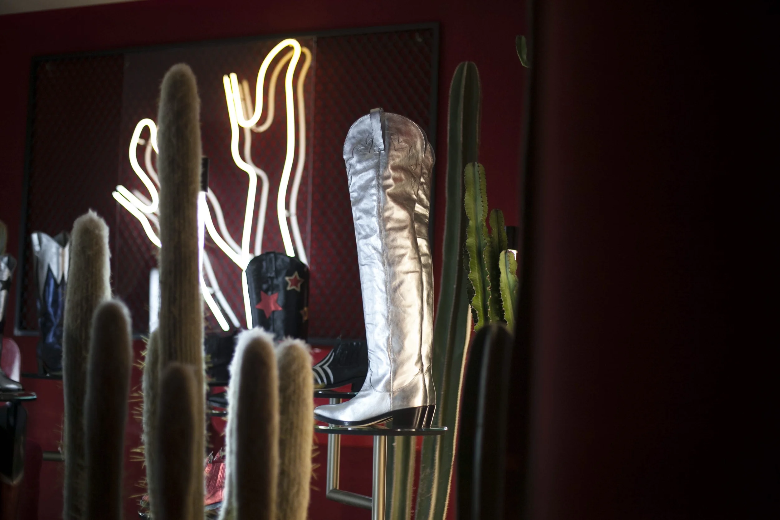 Silver - thigh high boot - Chiara Ferragni