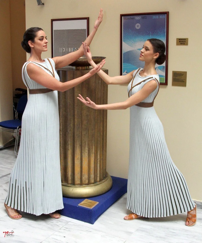 Olympia torch ceremony costume