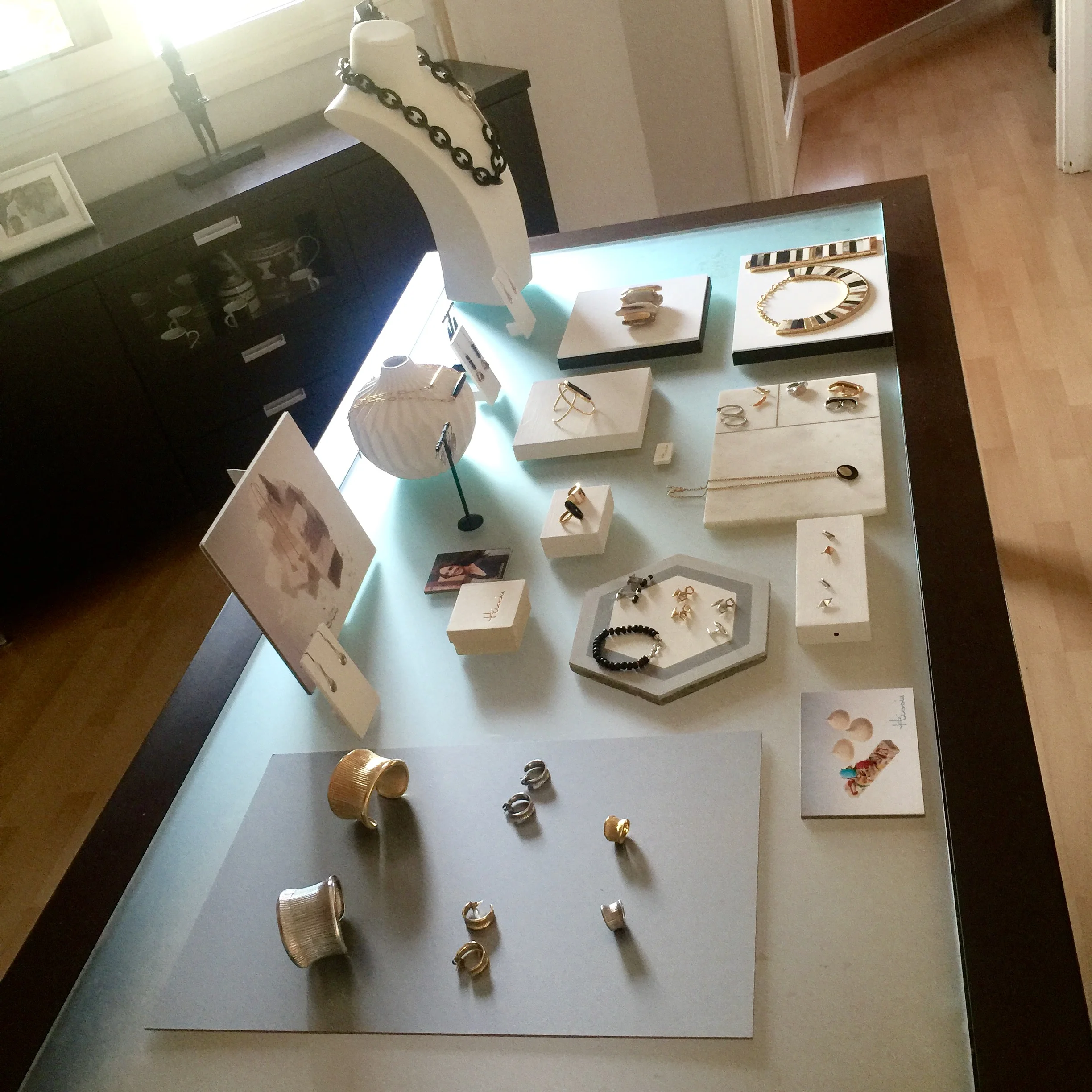  View of the studio and part of the collection -Hissia