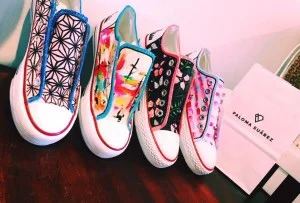 Fun painted shoes for Summer