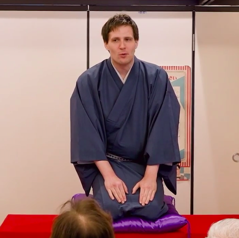 Swedish Rakugoka Sanyūtei Kōseinen is Promoted to Futatsume!