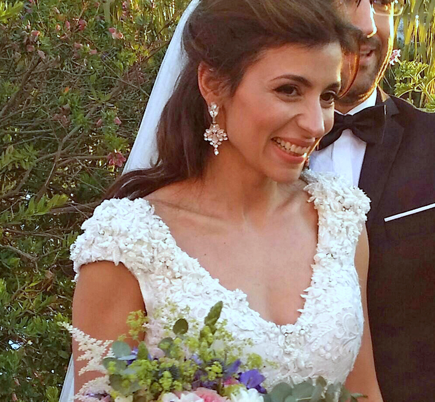 Beautiful Greek Wedding - Custom earrings