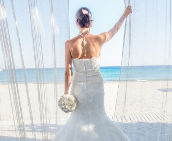 Beautiful Beach Wedding - Custom Pearl Necklace