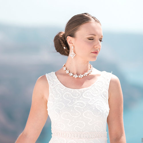 Adeline earrings &amp; Karla necklace