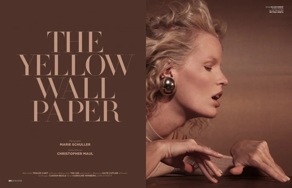 Design Scene. The Yellow Wallpaper