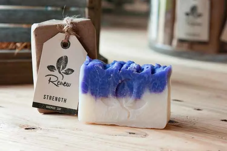 Strength Soap " But thoses who trust in the Lord will find new strength."(Isaiah 40:31a) Shannon's Story: By having trust in Jesus, Shannon has discovered a strength that sustains through every part of life. Shannon has chosen Organic Lavender and Orange essential oils to represent the strength she has found in Christ. PURCHASE SOAP HERE