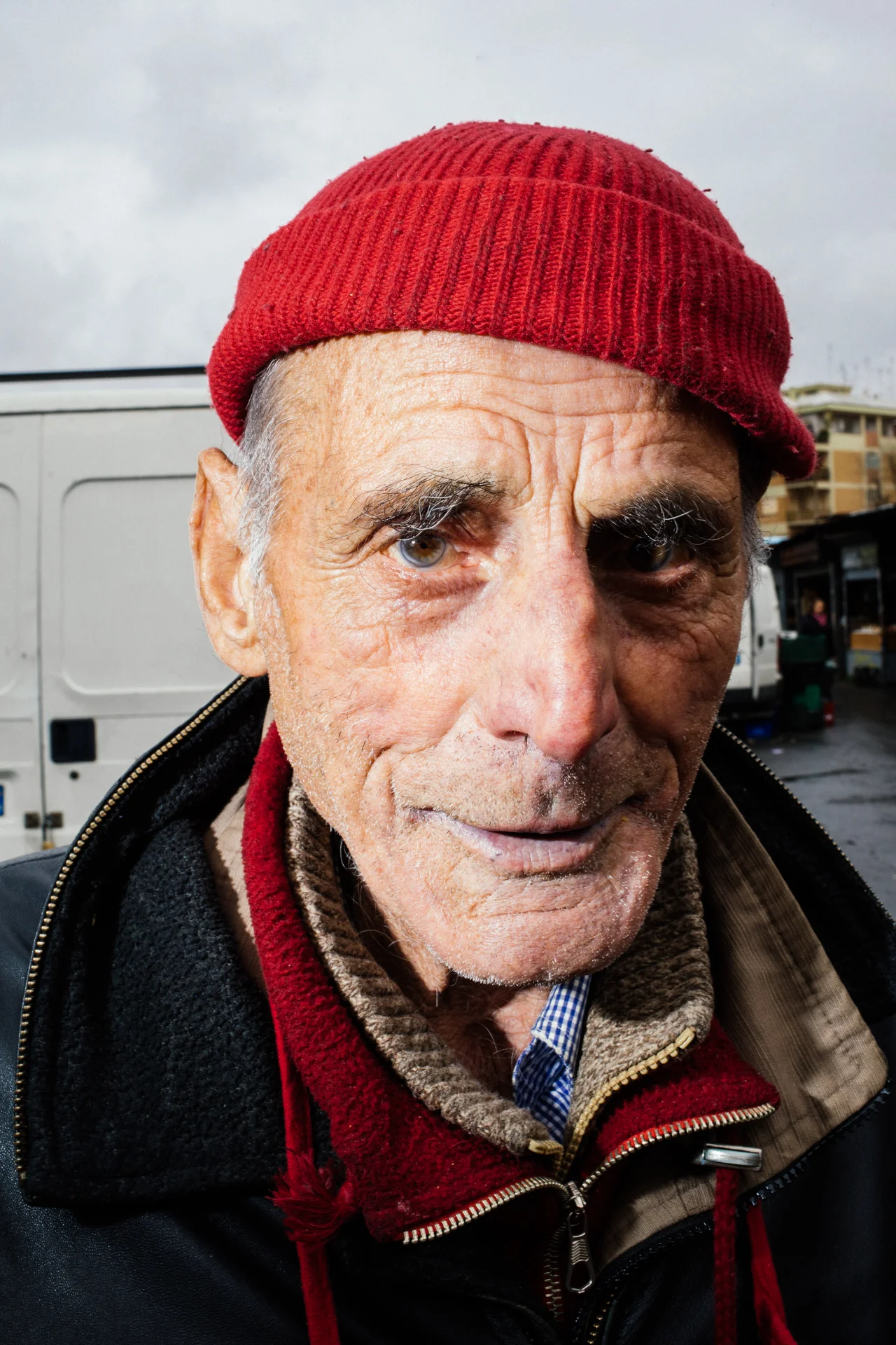 Armando. Garlic seller