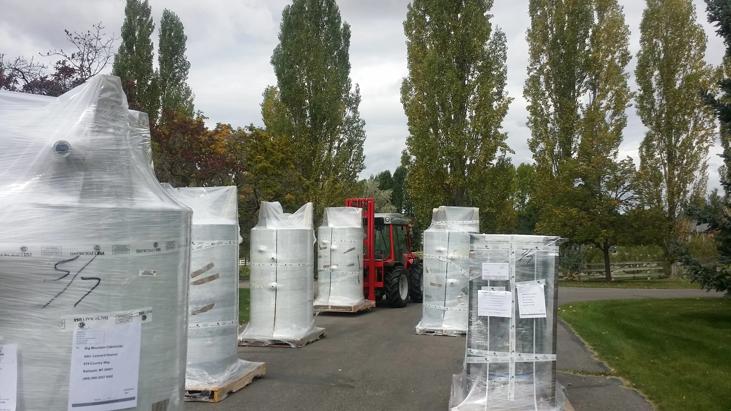 1000 L open top fermenters
