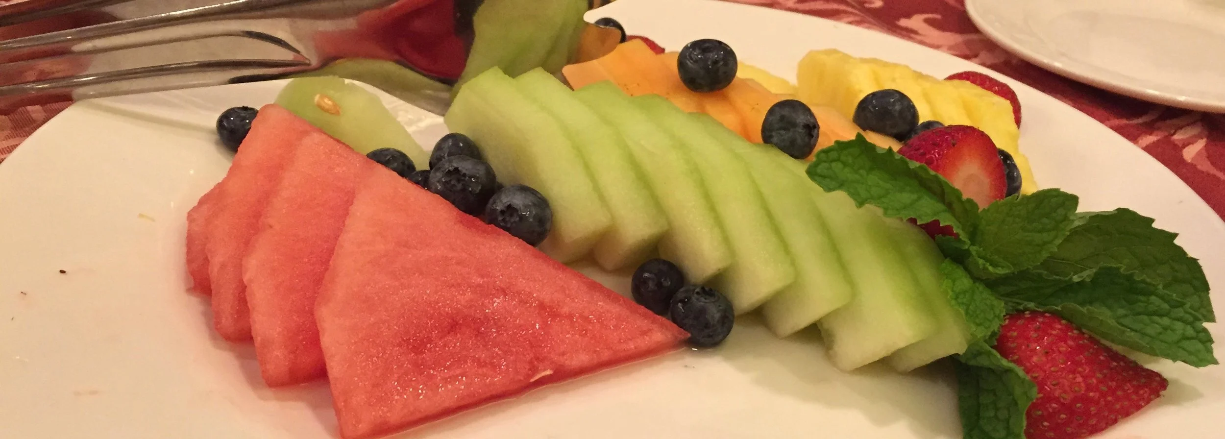 Bathing suit friendly fruits make a very rewarding dessert - sweet, cool, nutrient rich and good for you!