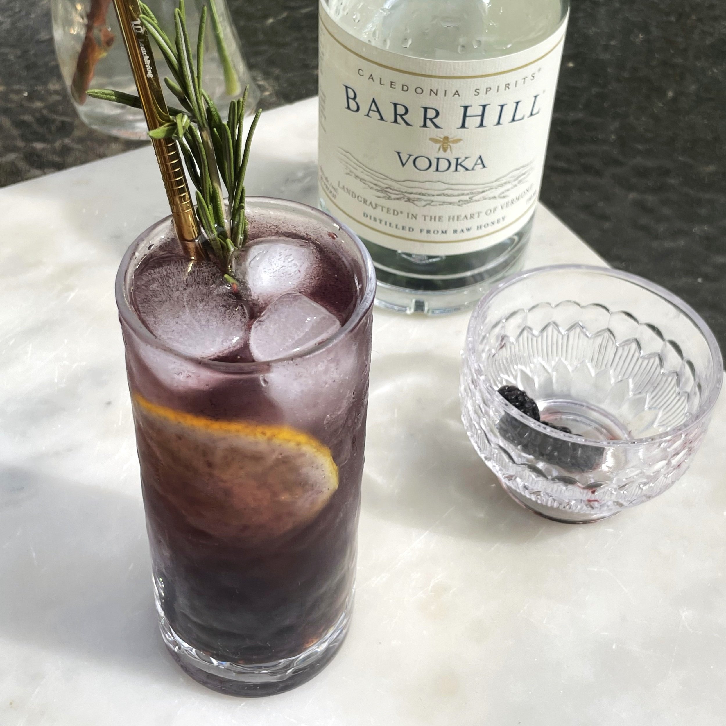 In the Glass: Blackberry Vodka Tonic