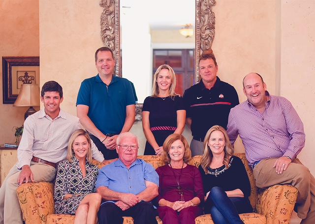 The White Family Foundation Board of Trustees From left to right: Trustee Jay Rooth, Trustee Doug Carlan, Chairperson Lauren White Carlan, Founder & Secretary JoAnn White, Founder & Finance Committee Joe White, Trustee & Finance Committee Megan Anderson, Trustee John Anderson, Trustee David Herman, and Trustee & Treasurer Amy Stanton.
