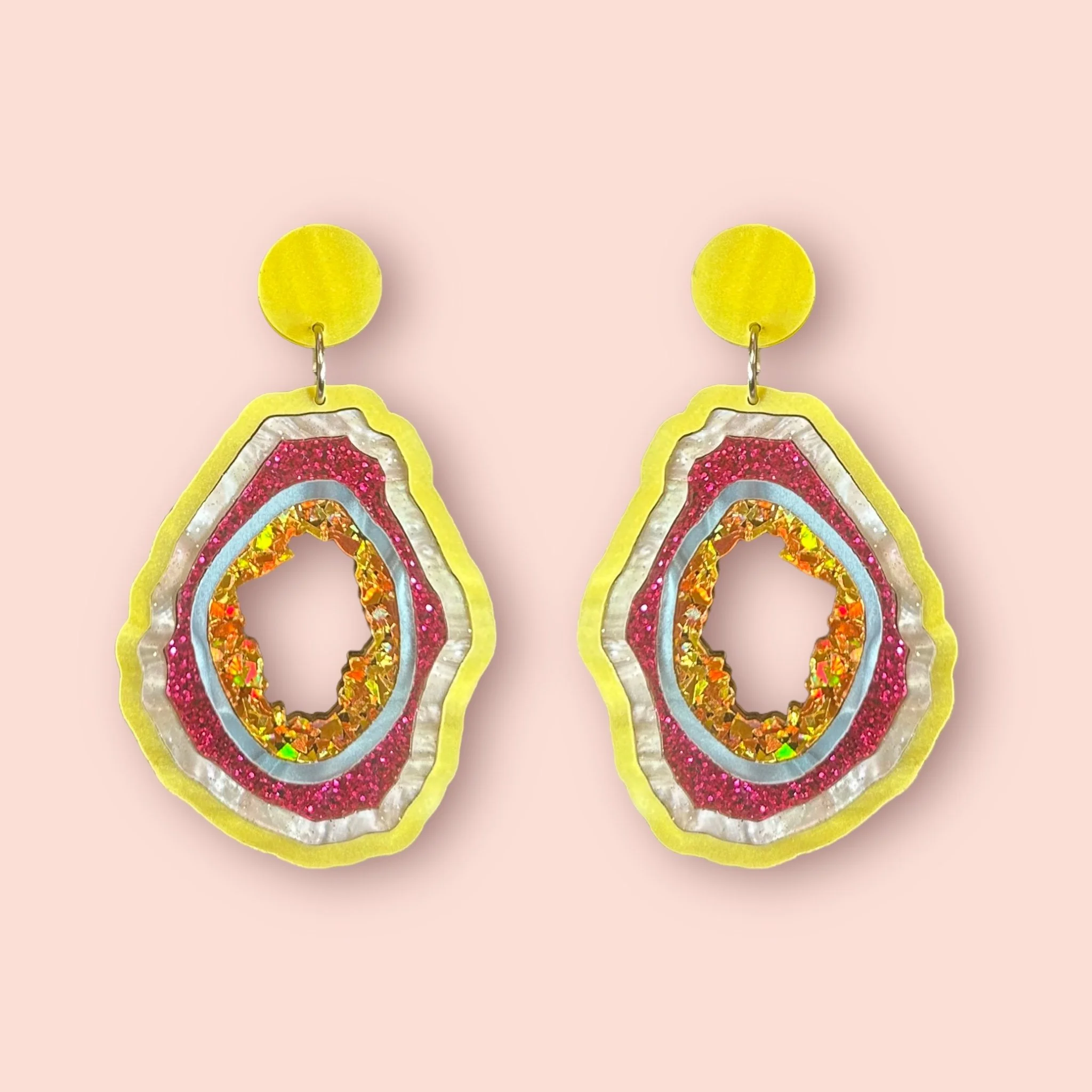 LARGE GEODE DANGLERS (B)