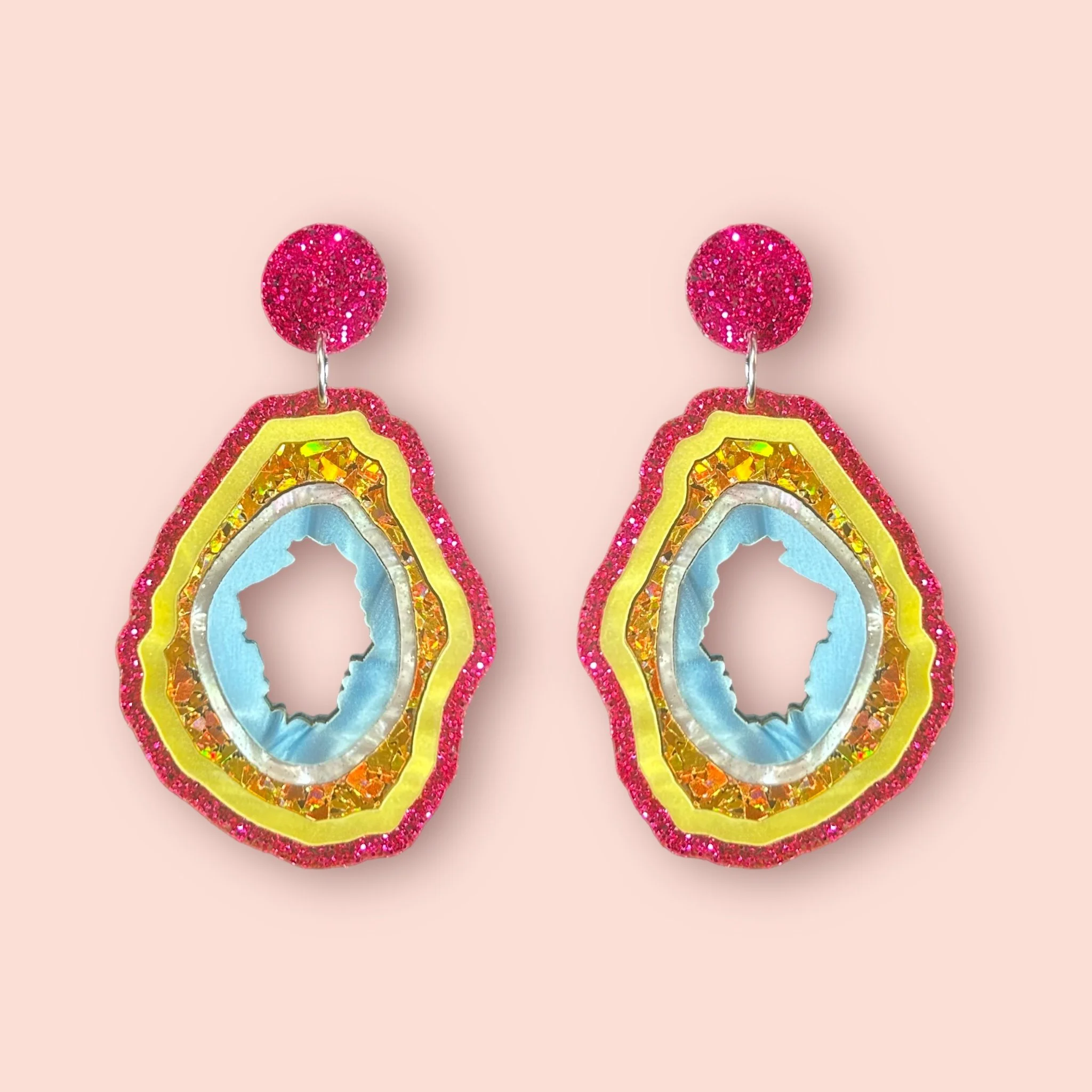 LARGE GEODE DANGLERS (C)