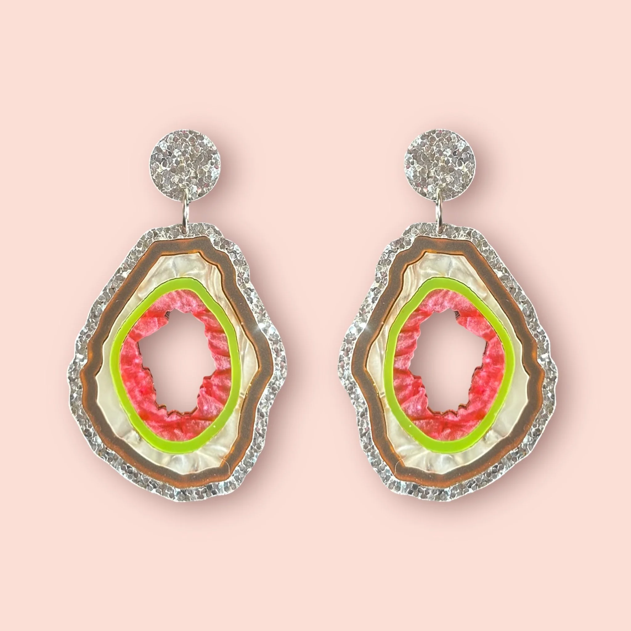 LARGE GEODE DANGLERS (E)