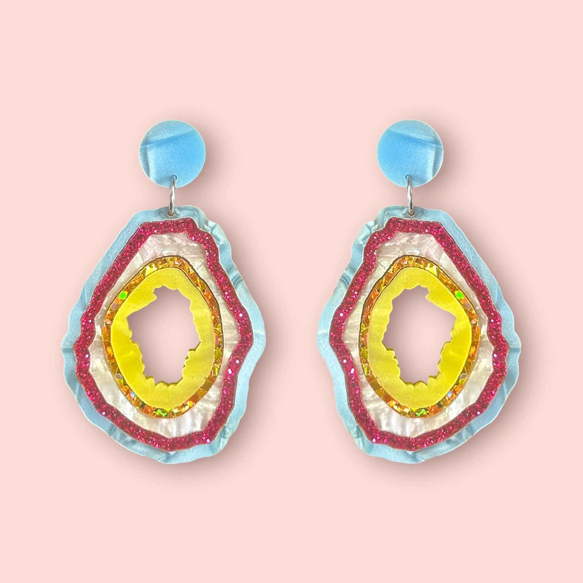 LARGE GEODE DANGLERS (H)