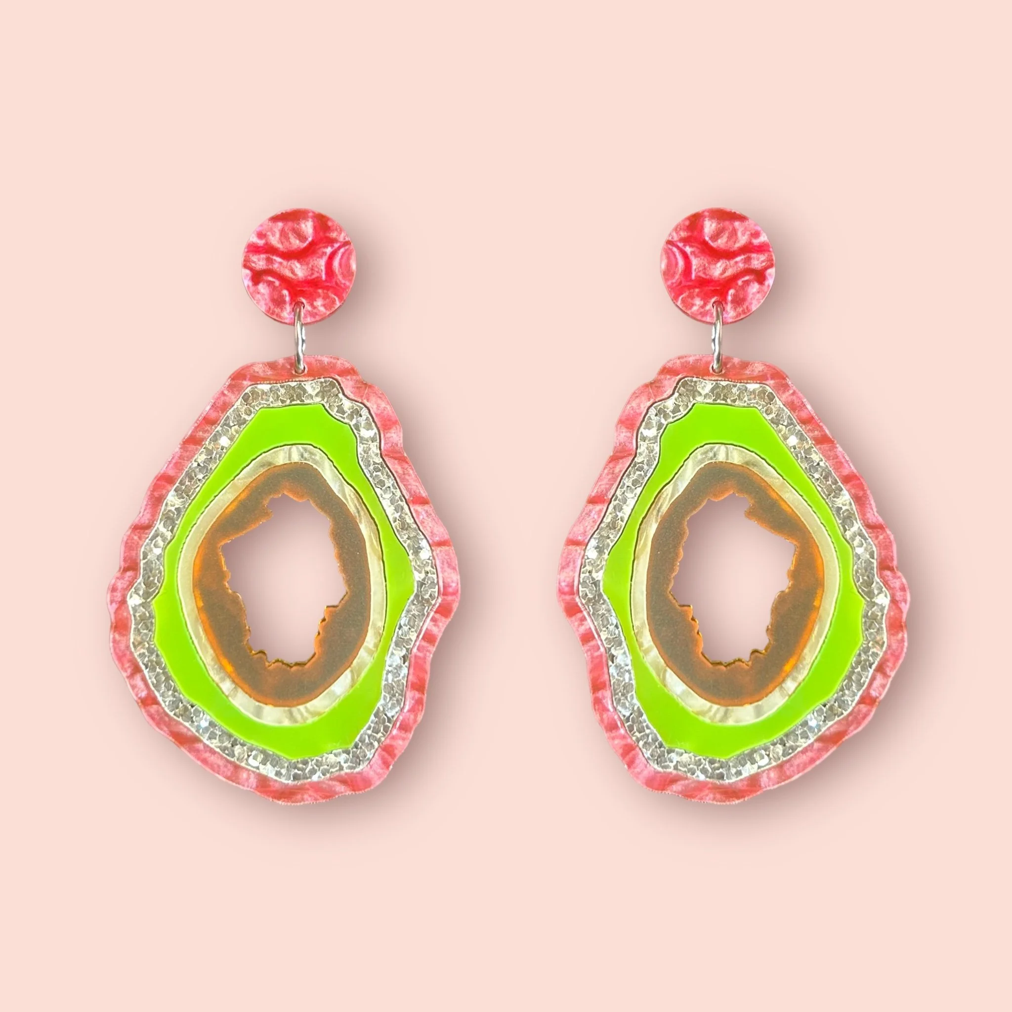 LARGE GEODE DANGLERS (J)