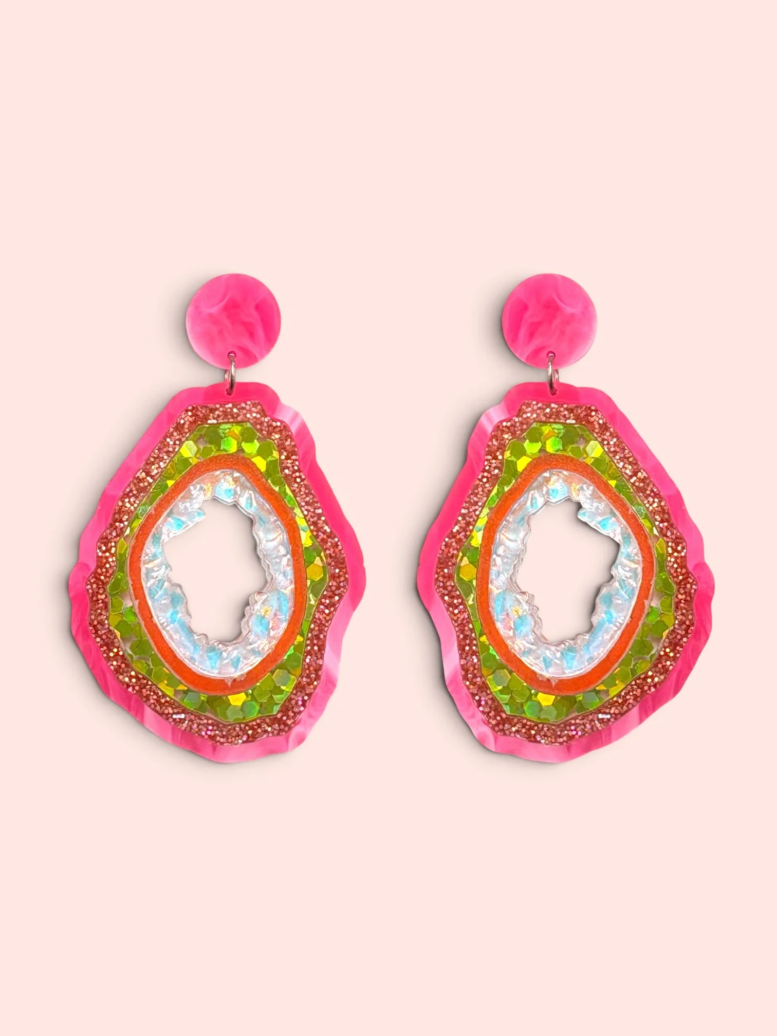 LARGE GEODE DANGLERS (B)