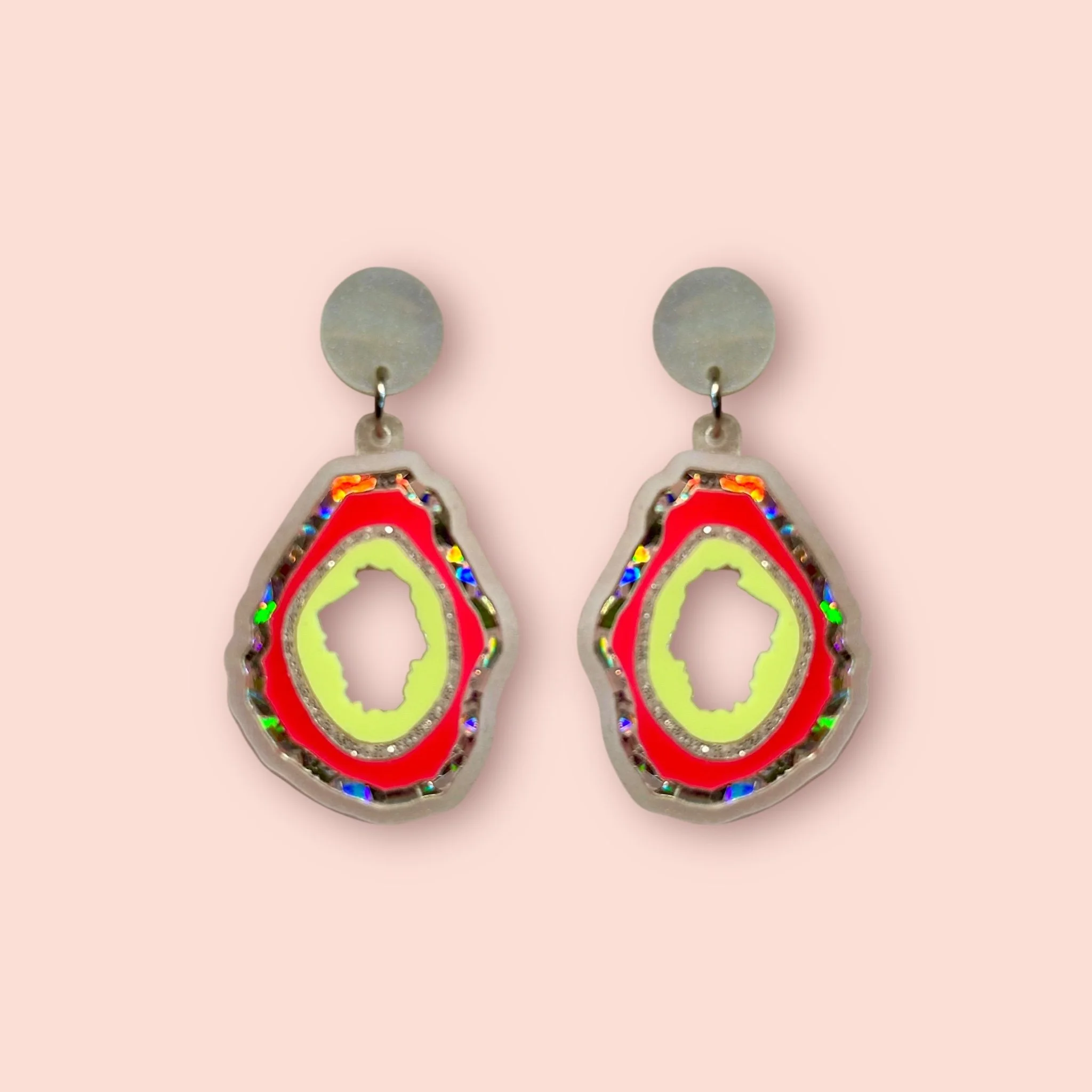 SMALL GEODES (D) ONE OFF PAIR