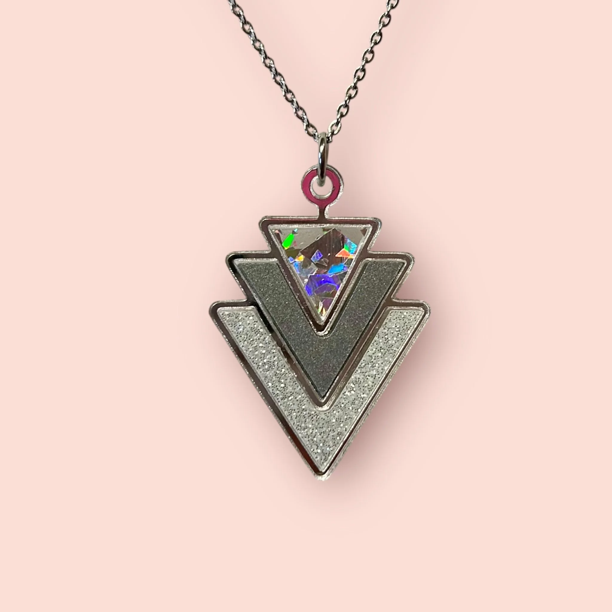 DECO DANGLER PENDANT NECKLACE (B)