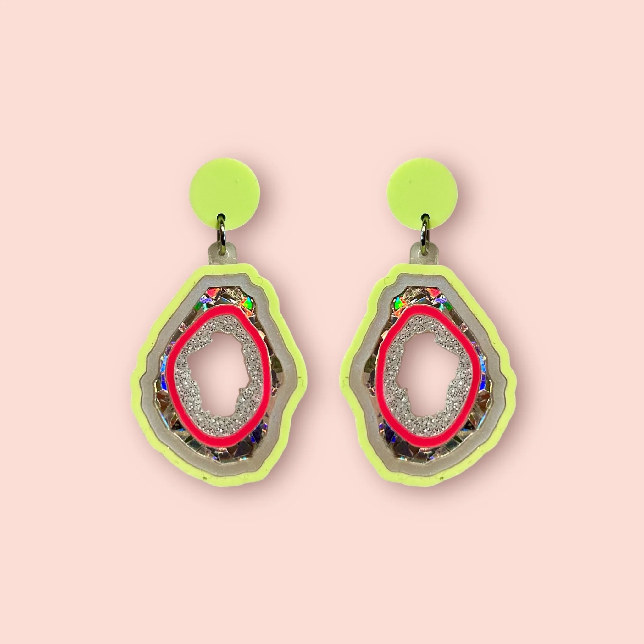 SMALL GEODES (B) ONE OFF PAIR
