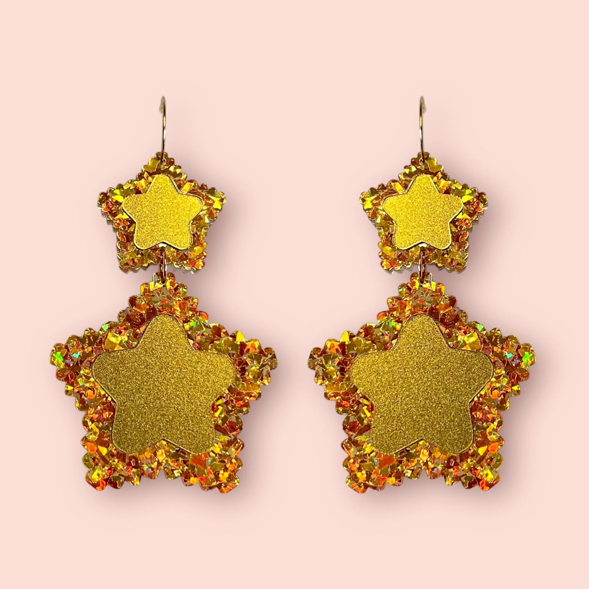 XL DOUBLE DROP STARS GOLD