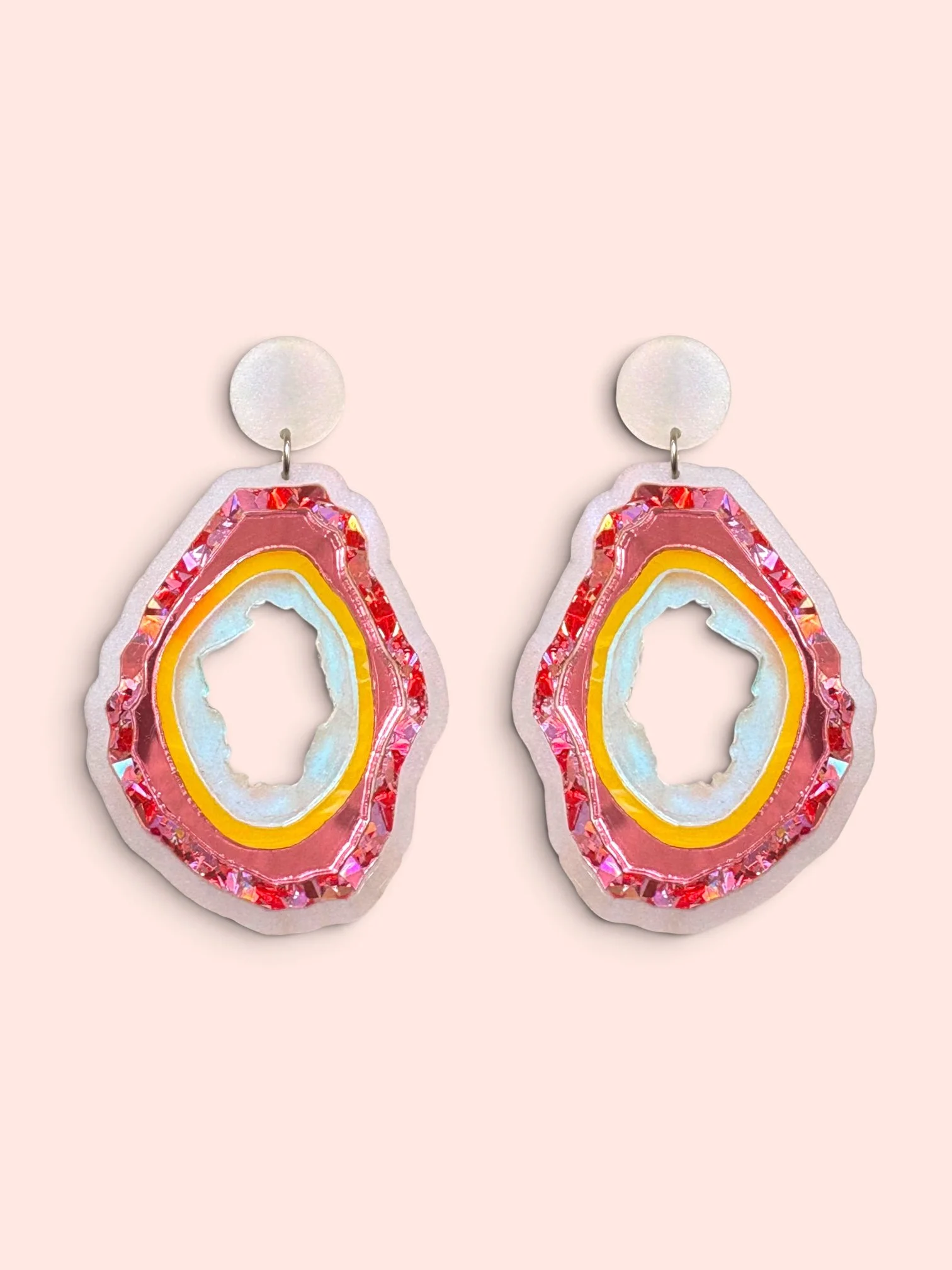 LARGE GEODE DANGLERS (J)