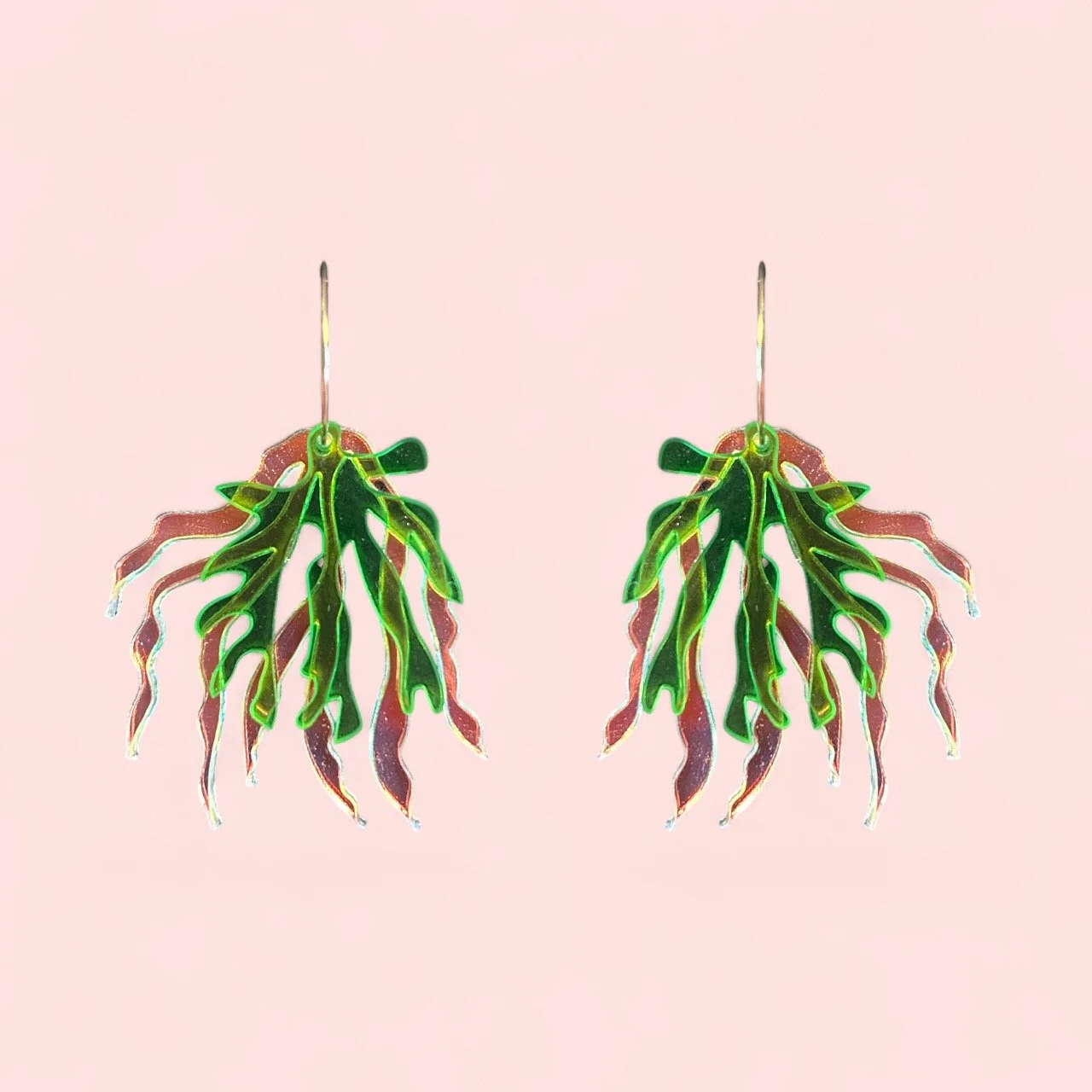 LARGE DOUBLE SEAWEED HOOPS (style 2) (A) ONE OFF PAIR