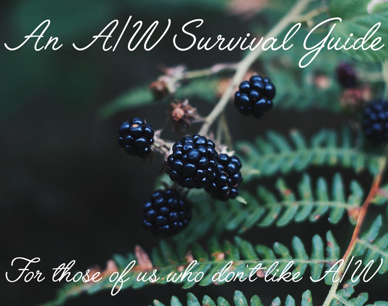 An A/W Survival Guide...For Those Of Us Who Don't Like A/W