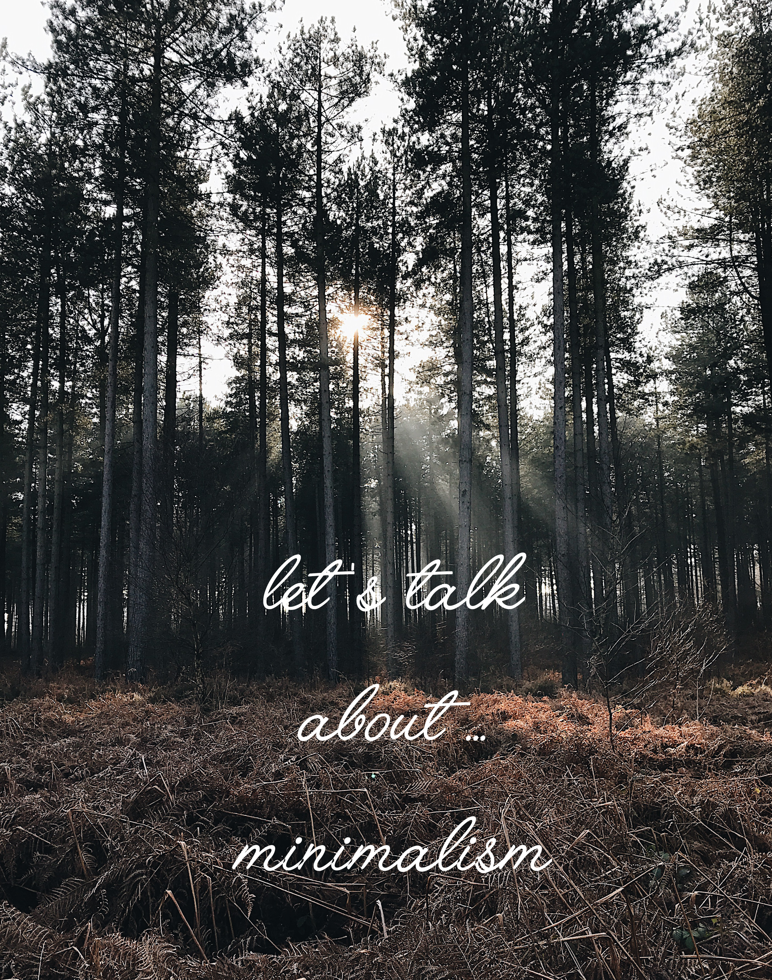 Let's Talk About...Minimalism