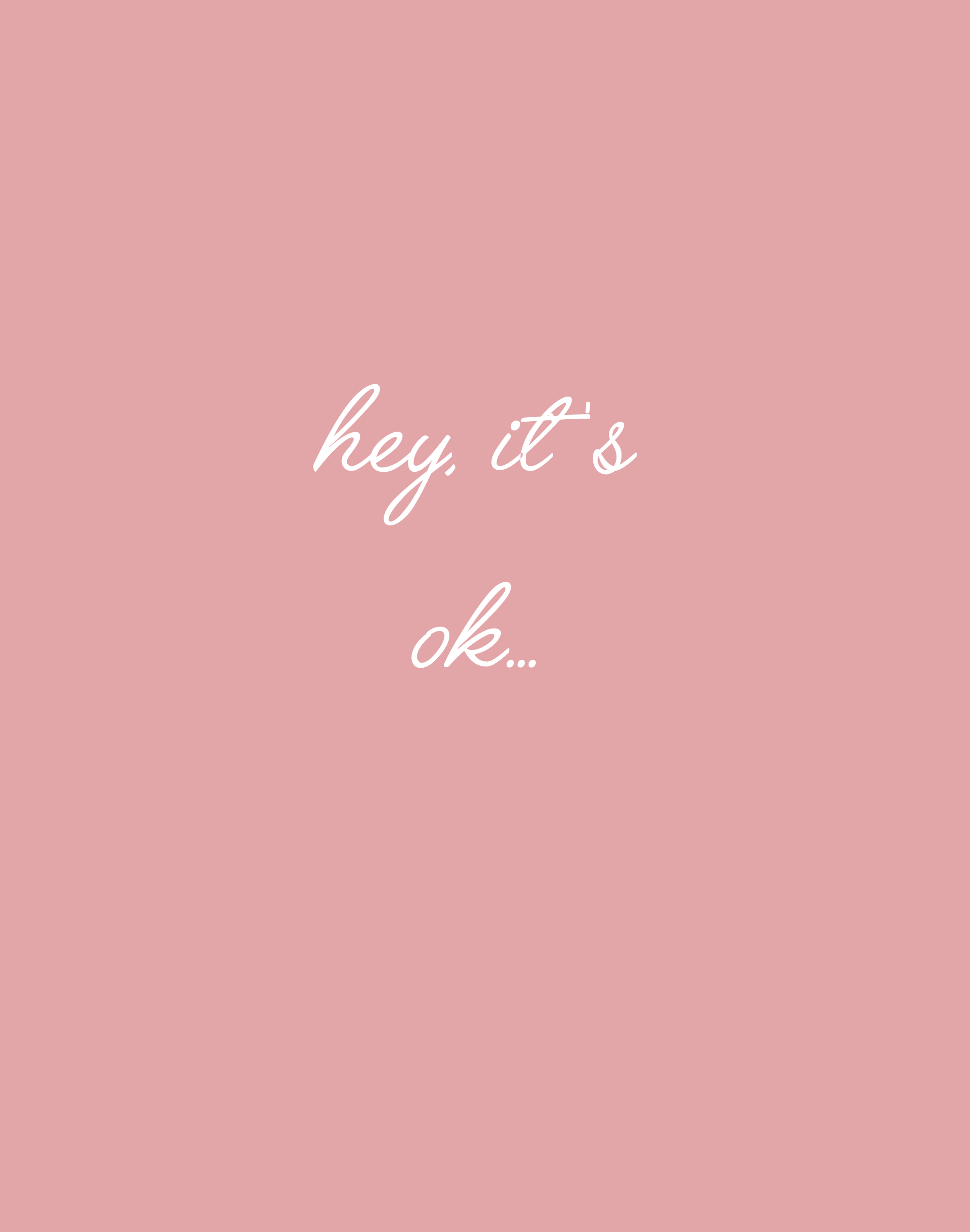 Hey, It's Ok...