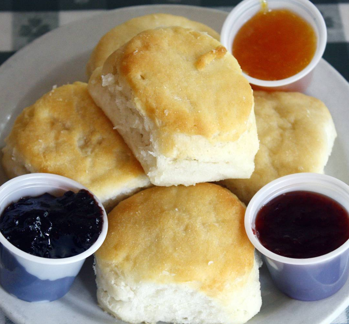Made from scratch with homemade preserves and jams @lovelesscafe on Instagram