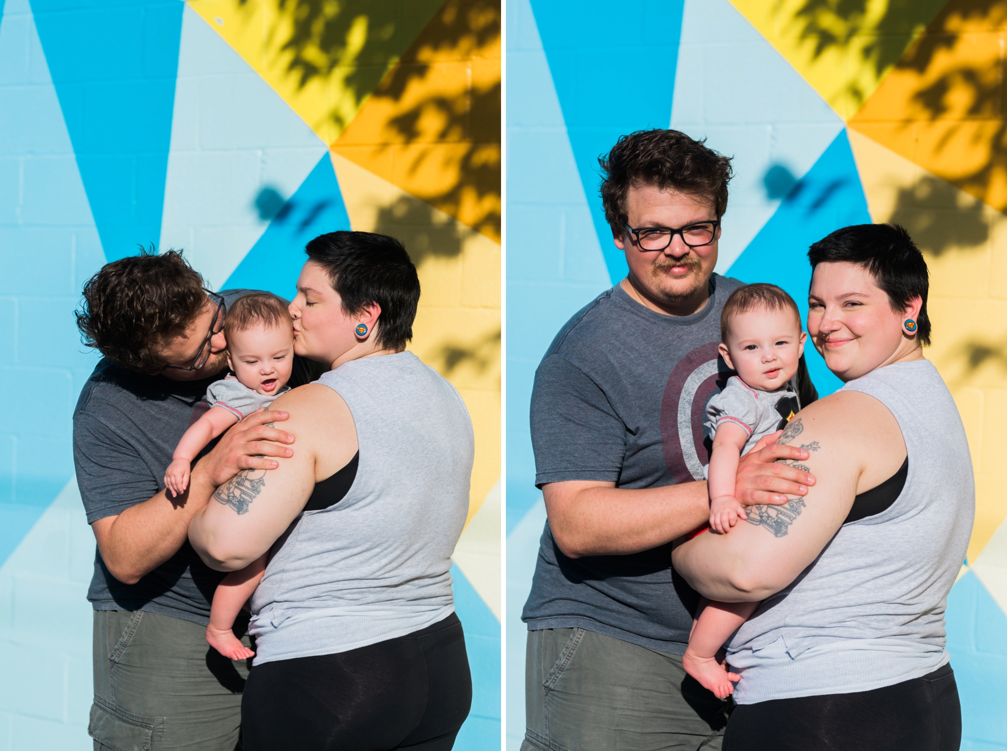 Emily Grace Photography, Lancaster, PA Lifestyle Family Portrait Photographer, Two Dudes SoWE Murals Session