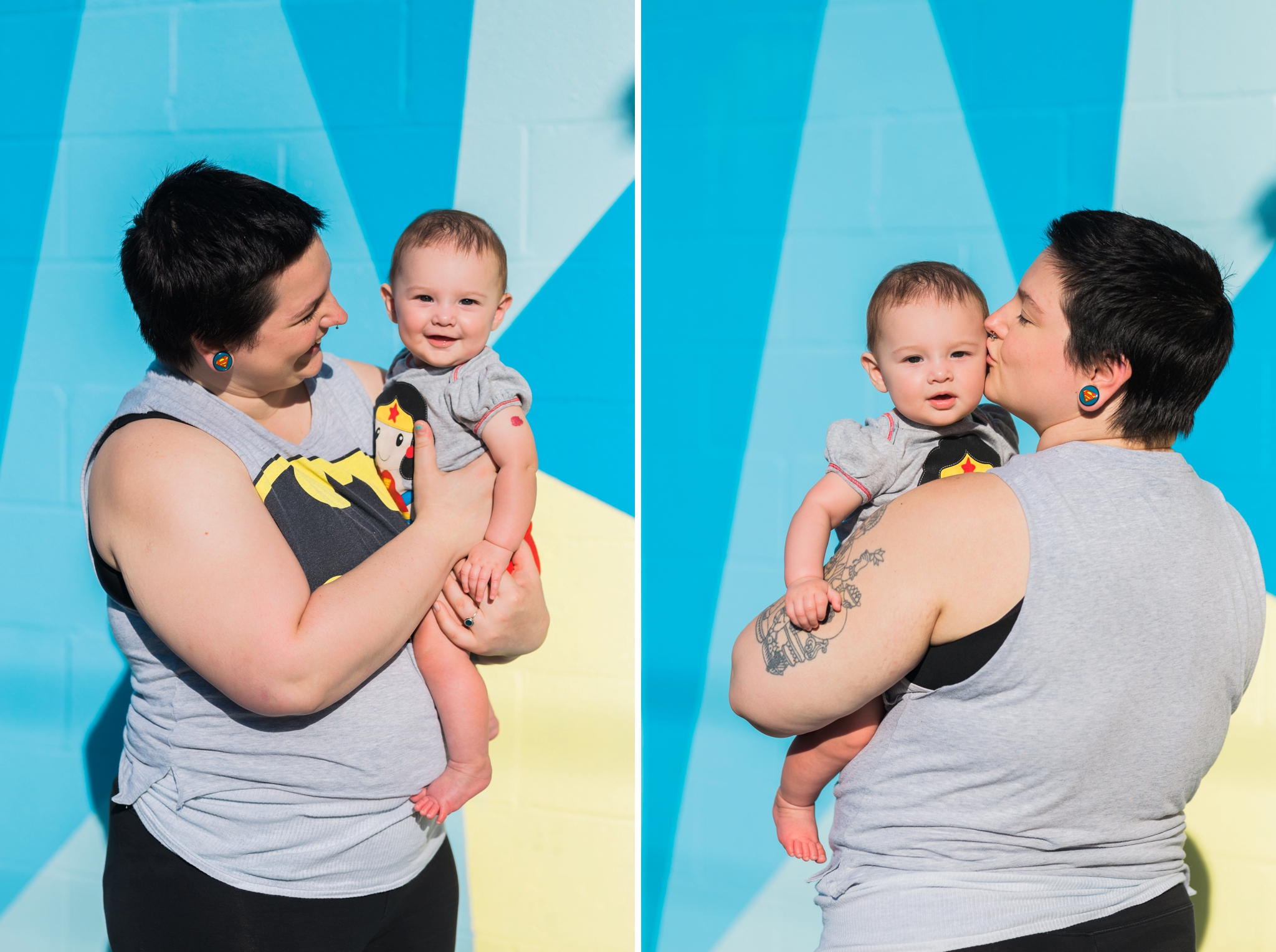 Emily Grace Photography, Lancaster, PA Lifestyle Family Portrait Photographer, Two Dudes SoWE Murals Session