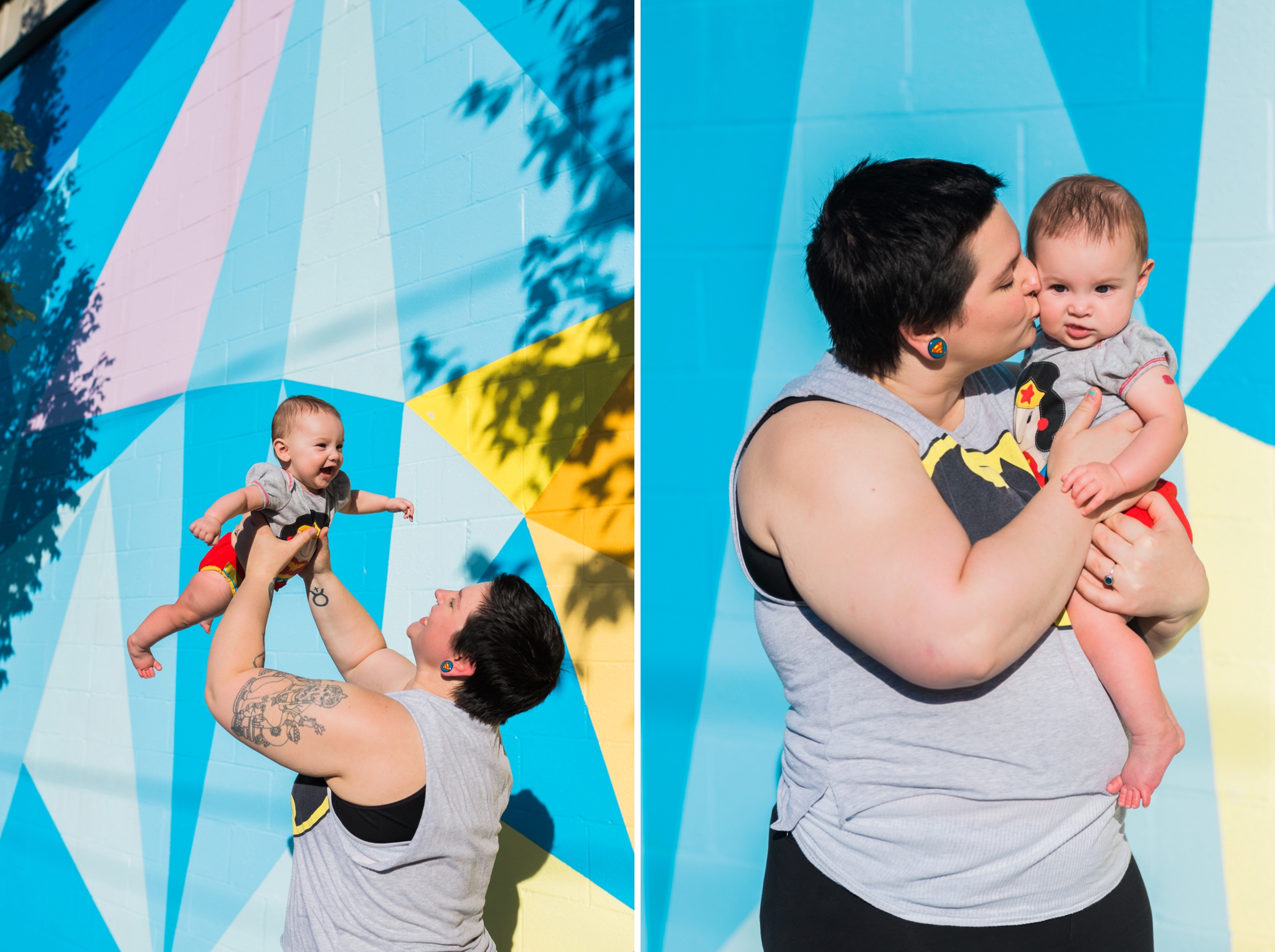 Emily Grace Photography, Lancaster, PA Lifestyle Family Portrait Photographer, Two Dudes SoWE Murals Session