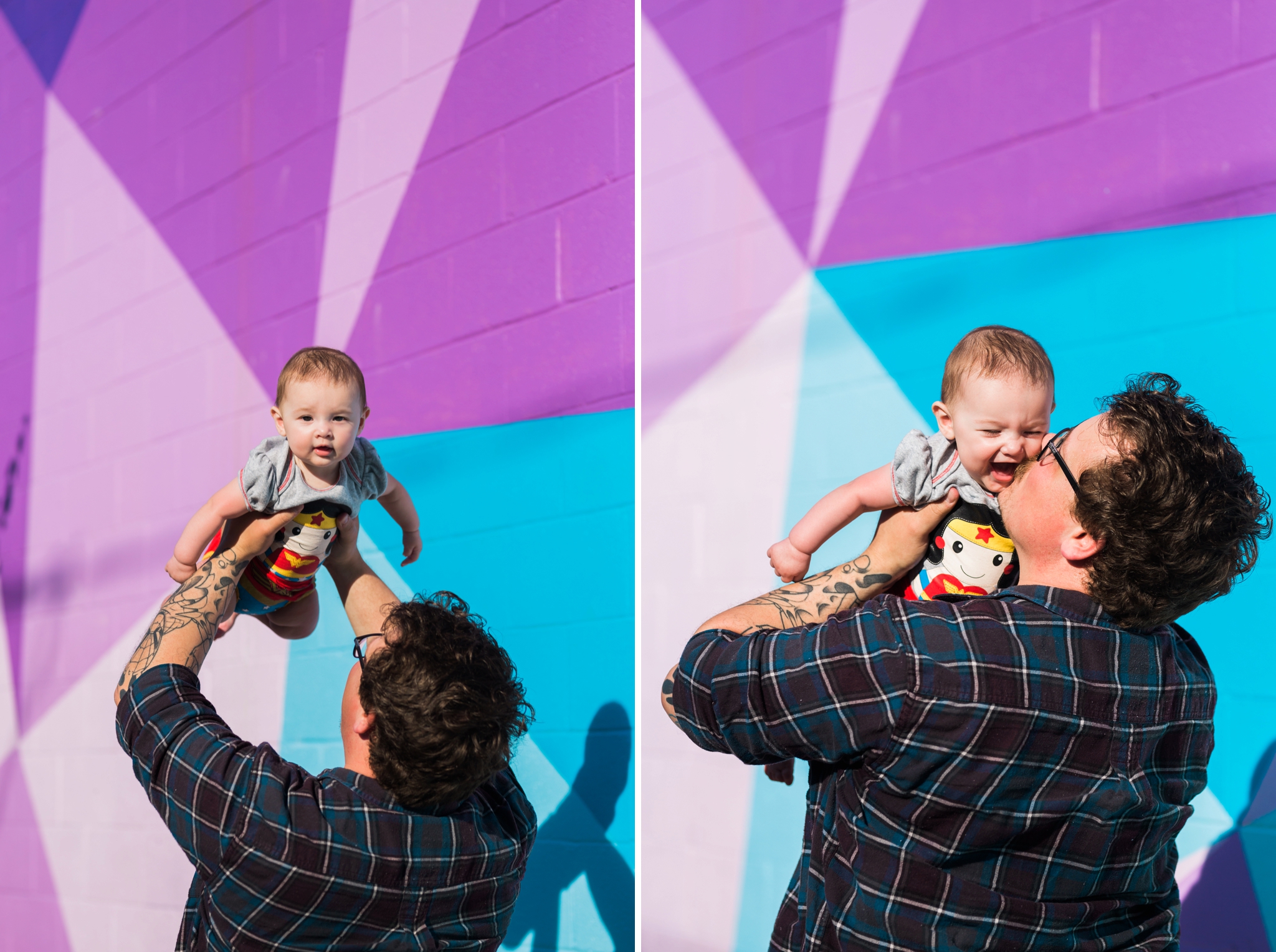 Emily Grace Photography, Lancaster, PA Lifestyle Family Portrait Photographer, Two Dudes SoWE Murals Session