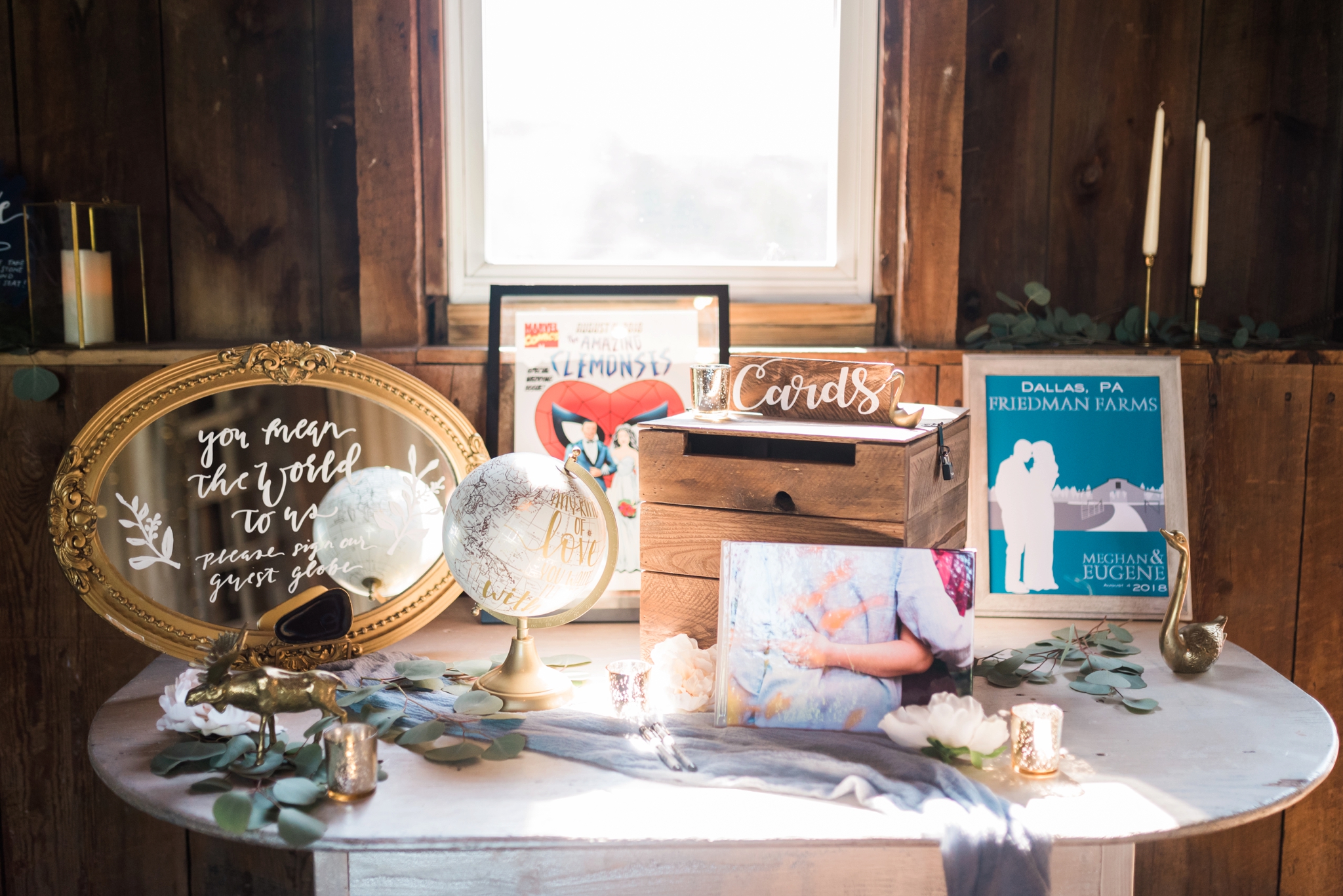 Emily Grace Photography, Lancaster PA Wedding Photographer, Friedman Farms Dallas PA, Boho Geode Wedding