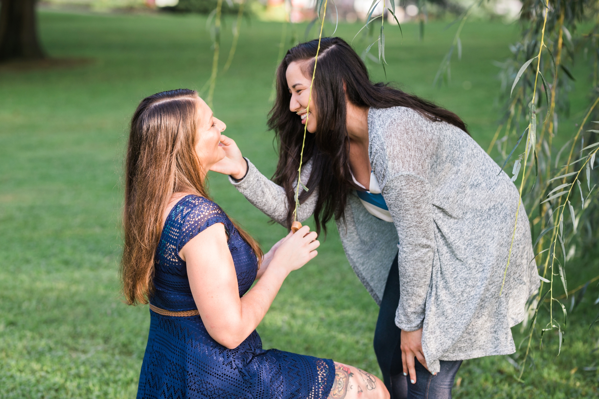 Emily Grace Photo, Lancaster, PA Same-Sex Wedding Photographer, Tellus360 Same-Sex Lesbian Engagement, Photo Session with Dogs