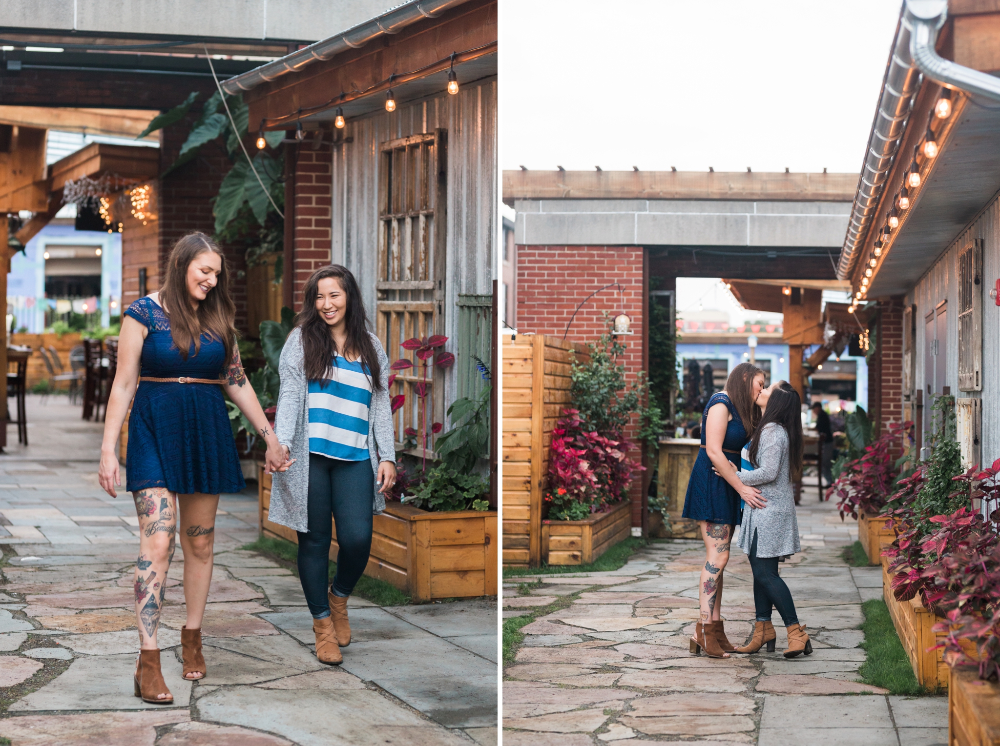 Emily Grace Photo, Lancaster, PA Same-Sex Wedding Photographer, Tellus360 Same-Sex Lesbian Engagement, Photo Session with Dogs