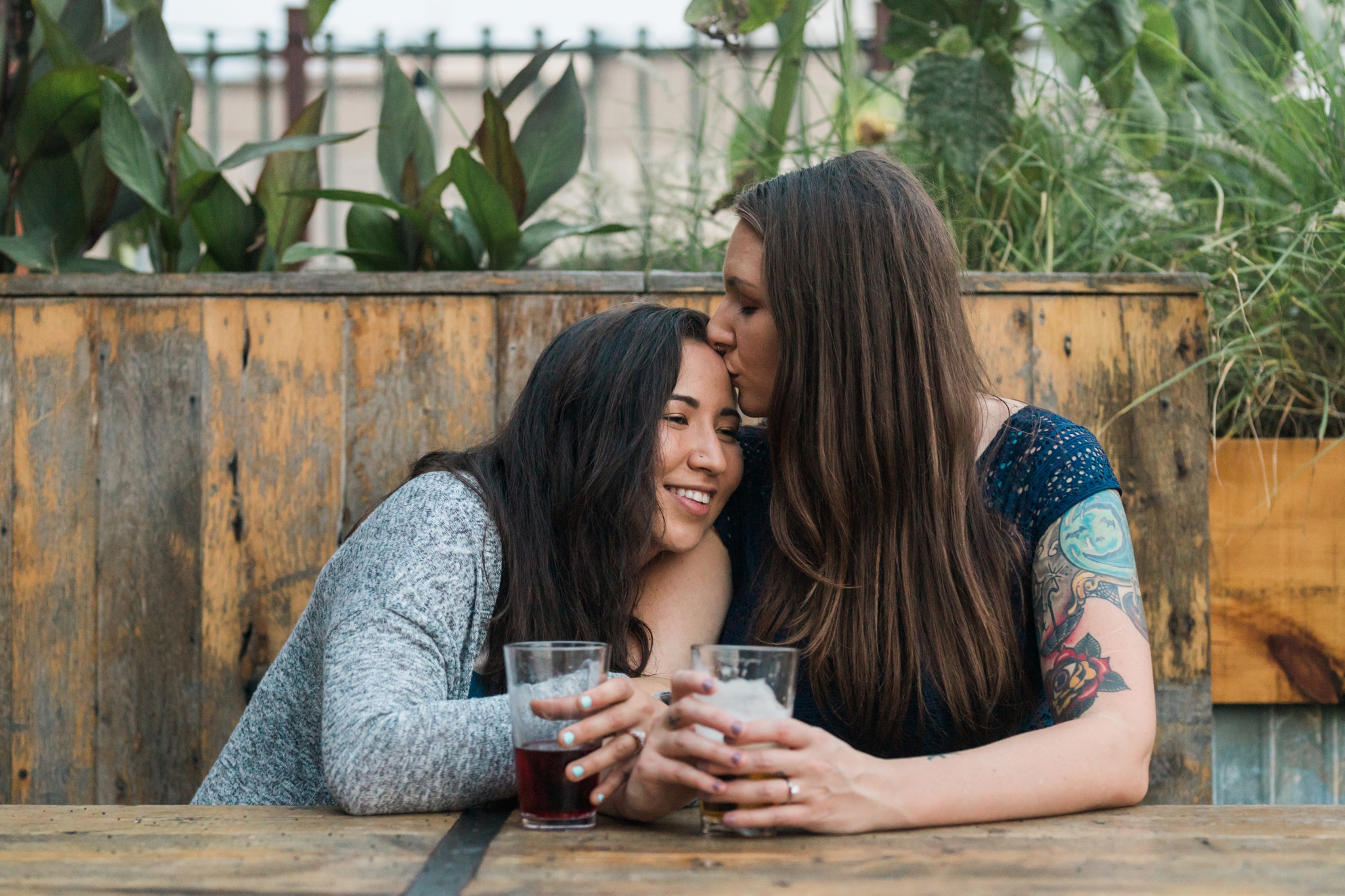 Emily Grace Photo, Lancaster, PA Same-Sex Wedding Photographer, Tellus360 Same-Sex Lesbian Engagement, Photo Session with Dogs