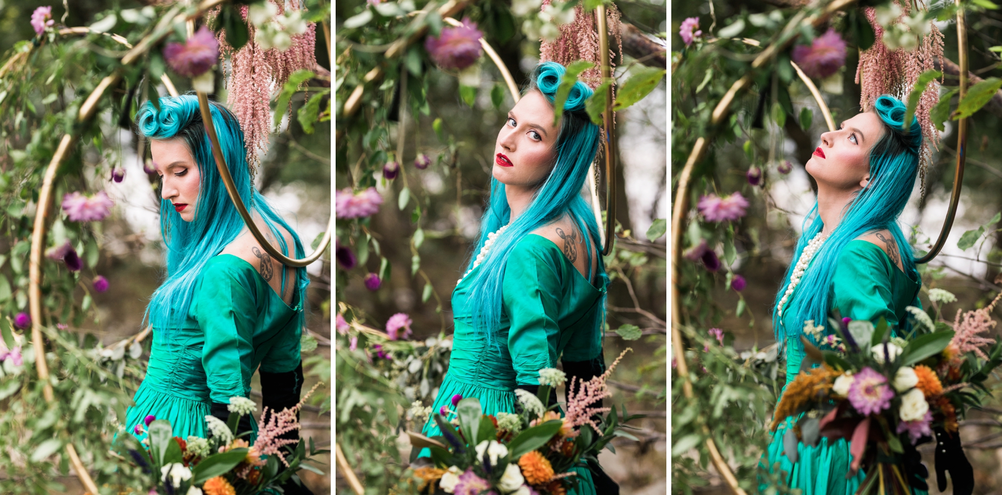 Emily Grace Photo, Lancaster PA Wedding Photographer, Jewel Tone Mermaid Style Shoot, Lakefield Weddings Manheim