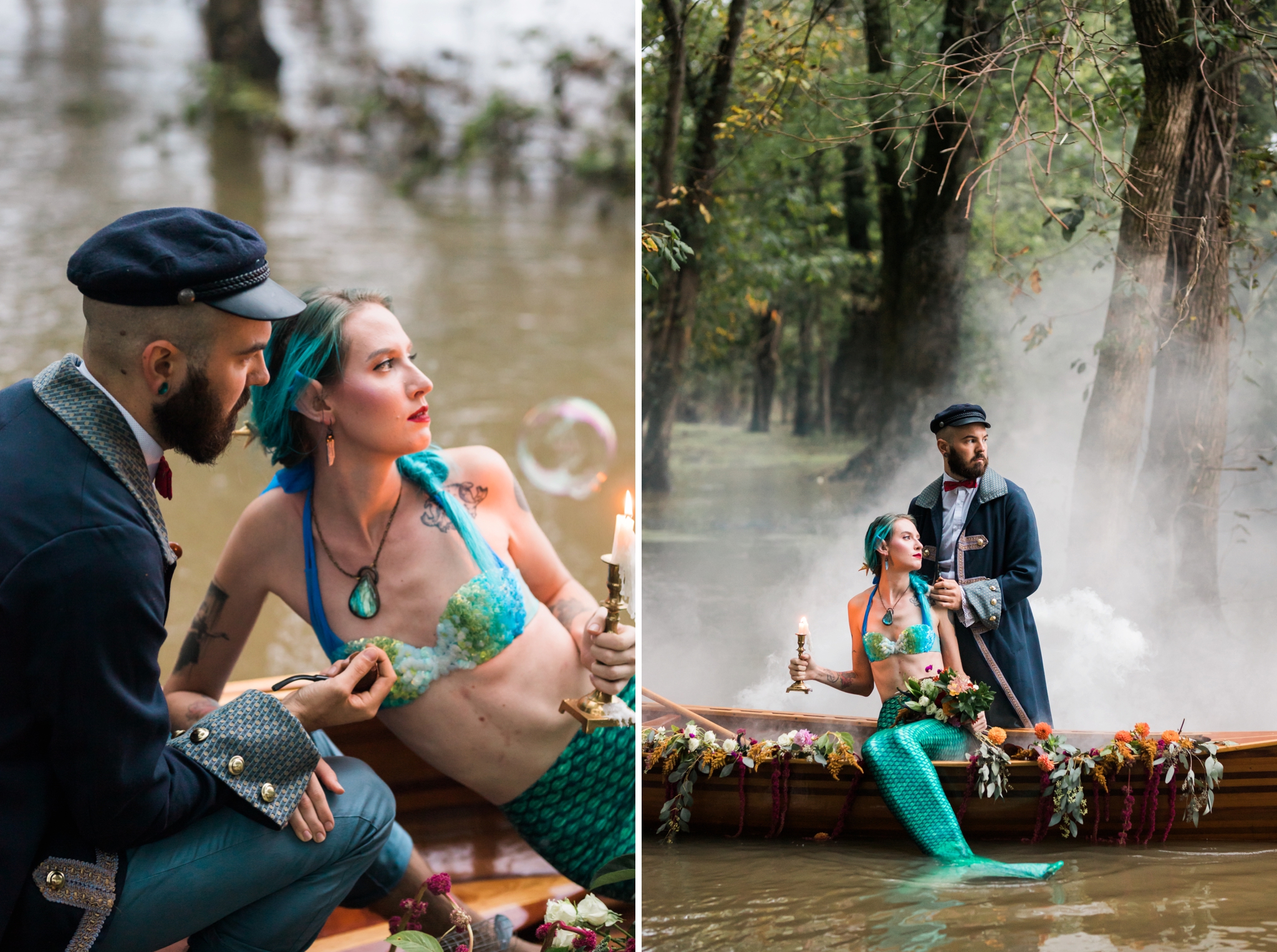 Emily Grace Photo, Lancaster PA Wedding Photographer, Jewel Tone Mermaid Style Shoot, Lakefield Weddings Manheim