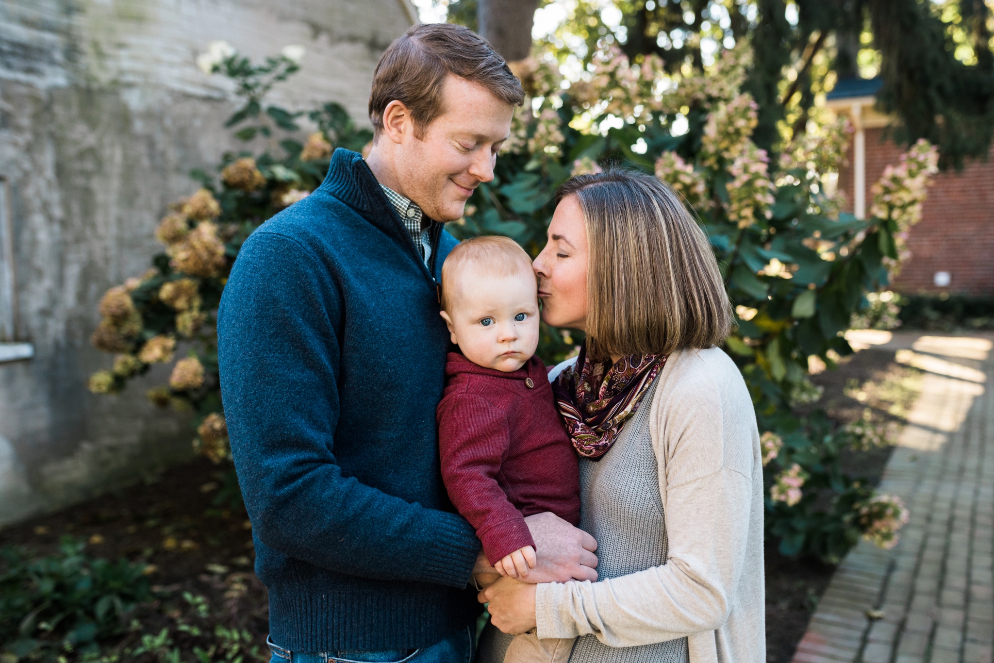 Emily Grace Photography, Lancaster PA Lifestyle Photographer, Fall Family Portraits, Family Photos with Dog