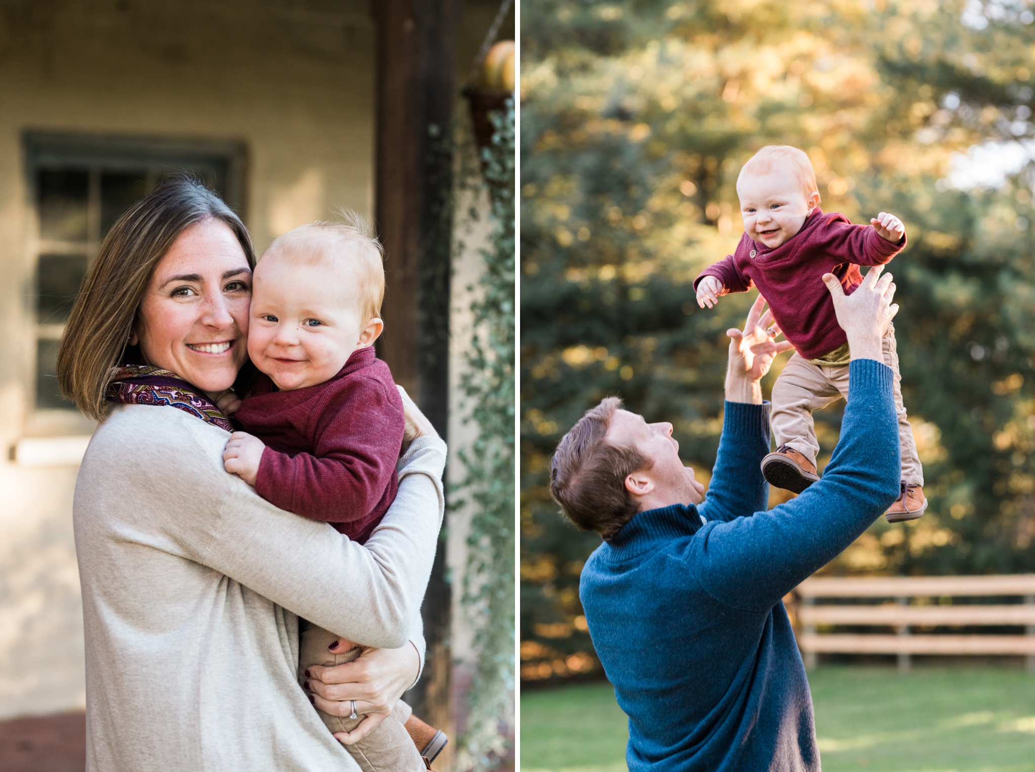 Emily Grace Photography, Lancaster PA Lifestyle Photographer, Fall Family Portraits, Family Photos with Dog