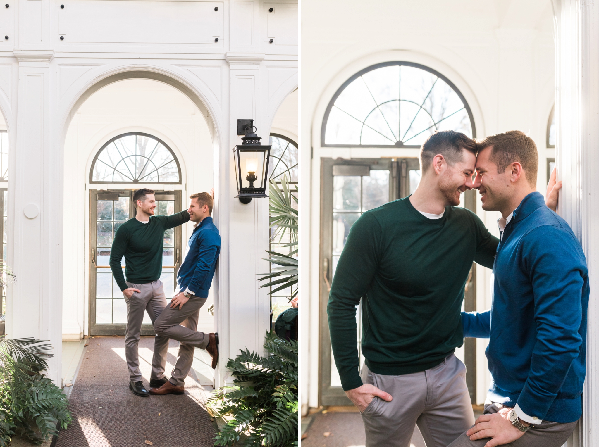 Emily Grace Photography, Lancaster PA Same Sex Wedding Photographer, Gay Engagement Session, Longwood Gardens Engagement Photos, Kennett Square PA