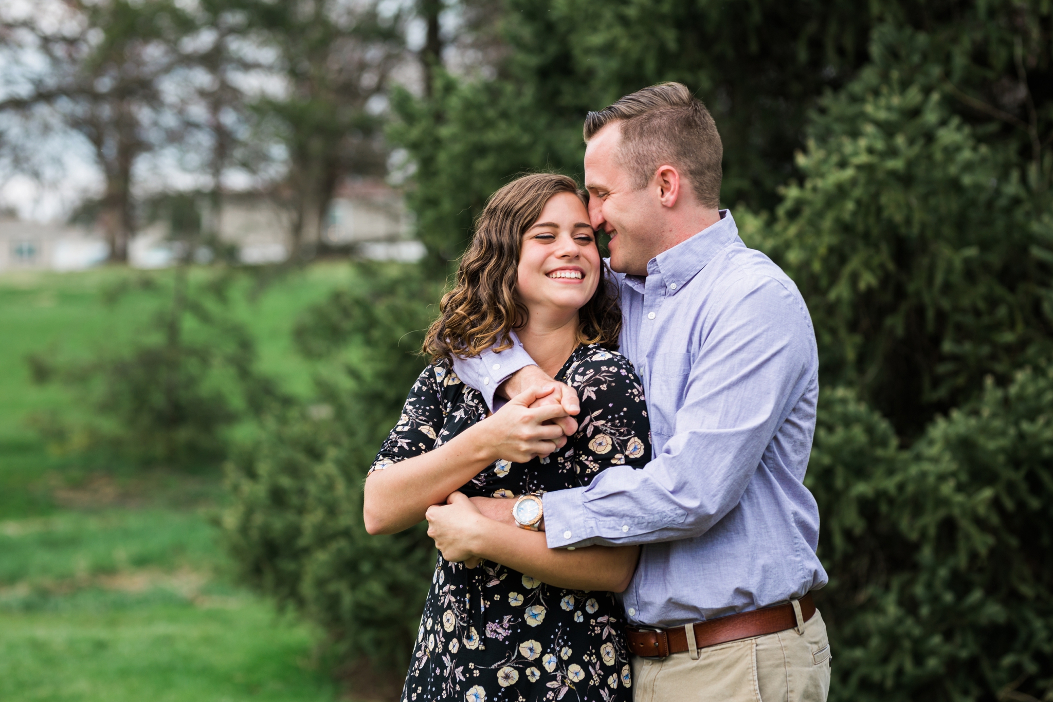 Emily Grace Photography, Lancaster PA Wedding Photographer, Photography for Joyful Couples, Greenfield Corporate Center Park Engagement Session