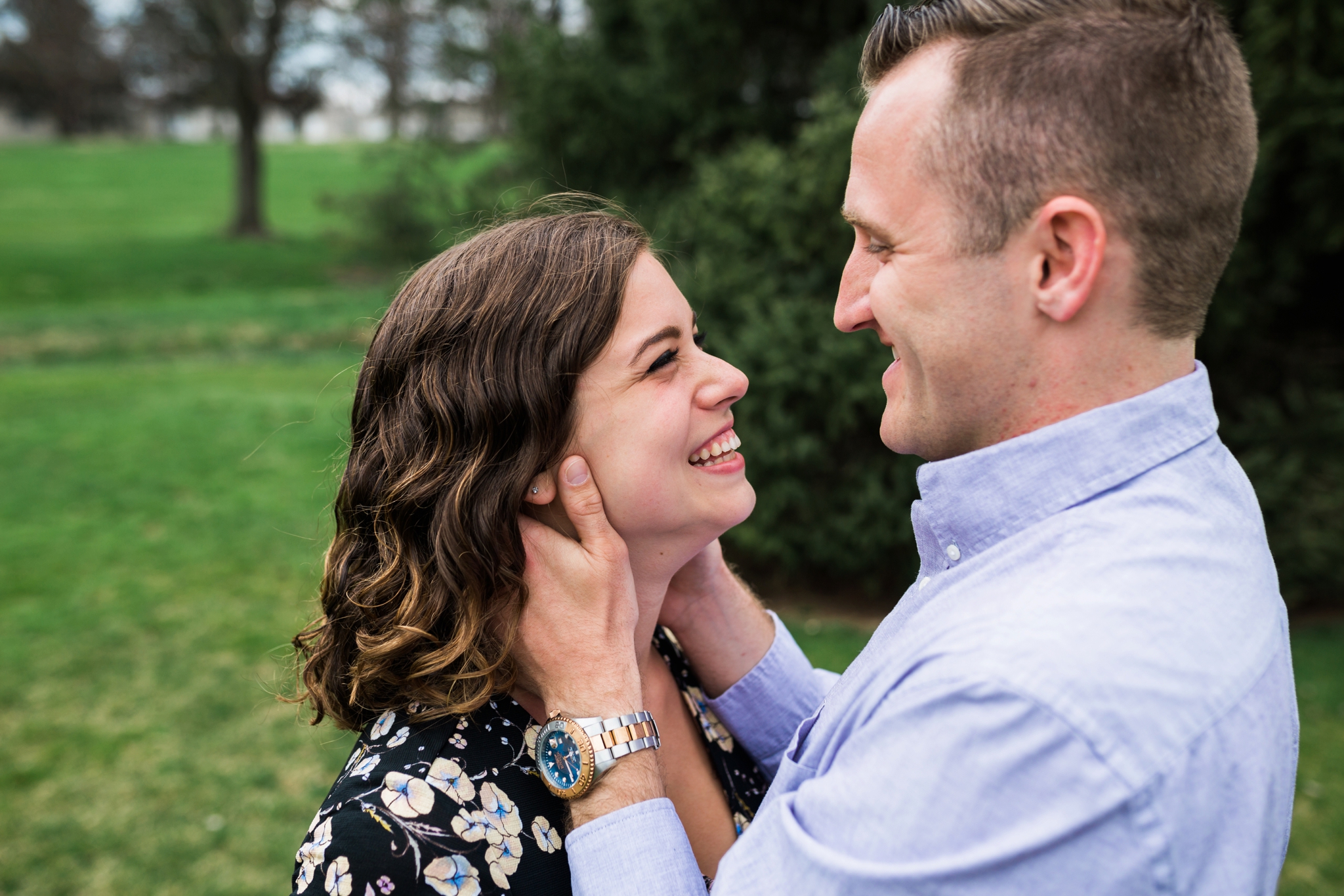 Emily Grace Photography, Lancaster PA Wedding Photographer, Photography for Joyful Couples, Greenfield Corporate Center Park Engagement Session