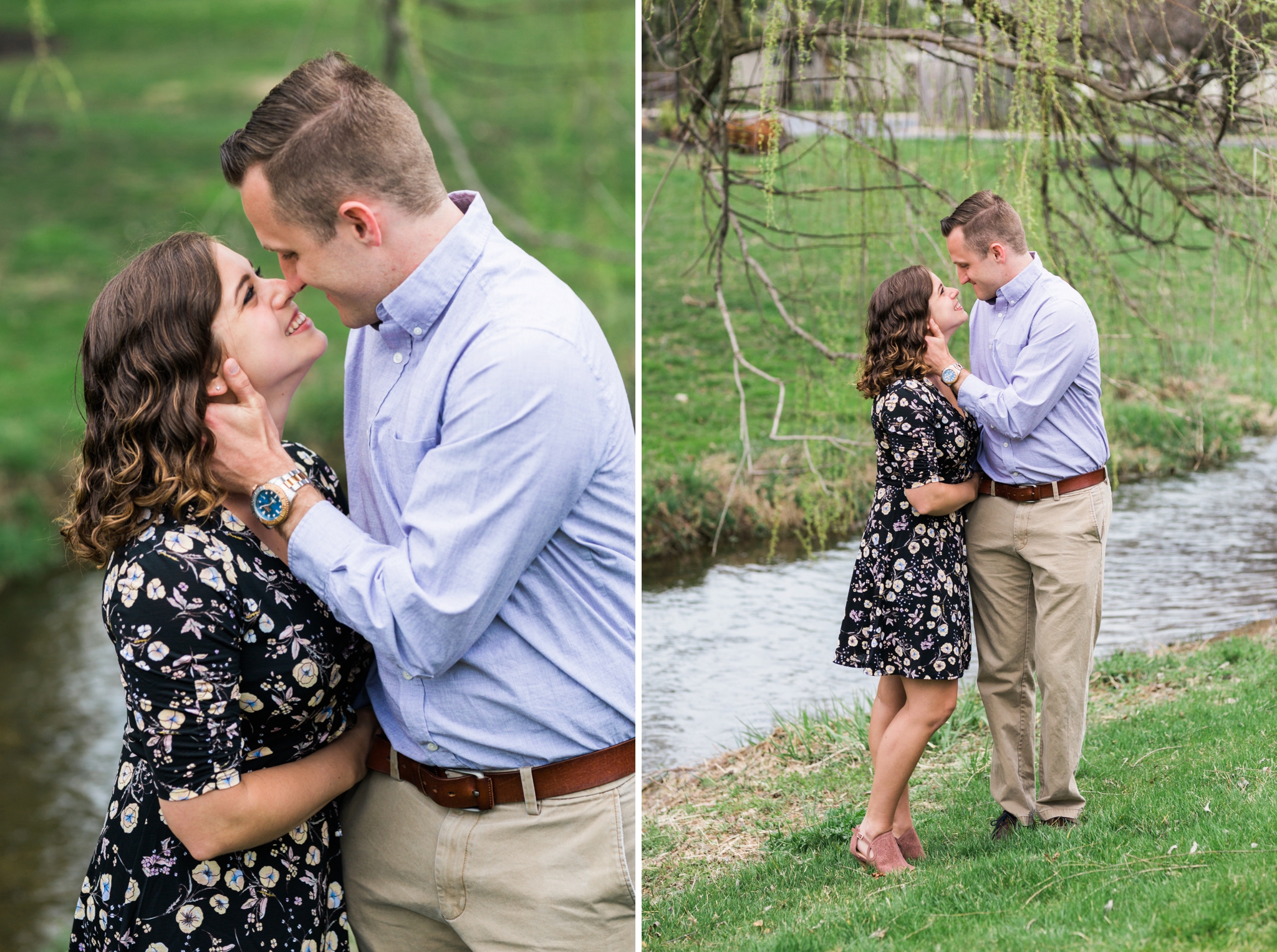 Emily Grace Photography, Lancaster PA Wedding Photographer, Photography for Joyful Couples, Greenfield Corporate Center Park Engagement Session